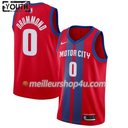 Maillot Basket Enfant Detroit Pistons Andre Drummond 0 2019-20 Nike City Edition Swingman